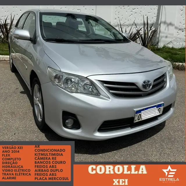 Carro Toyota Corolla 2014 2.0 Dual VVT-i Flex XEi Multi-Drive S