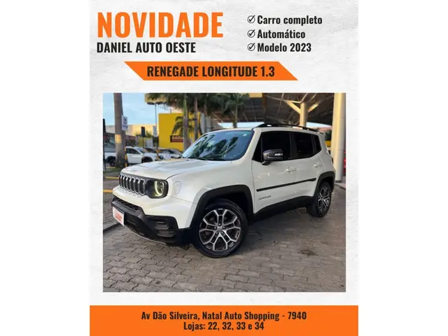 Carro Jeep Renegade 2023 Longitude T270 1.3 Turbo 4x2