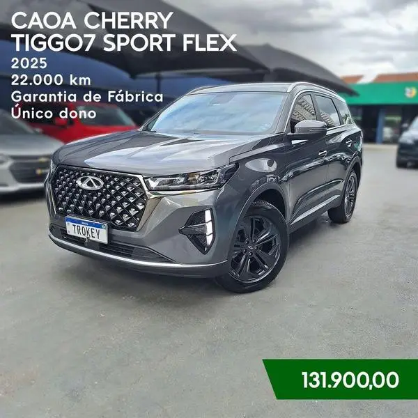 Carro CAOA Chery Tiggo 7 2025 SPORT 1.5 Turbo Flex Aut.