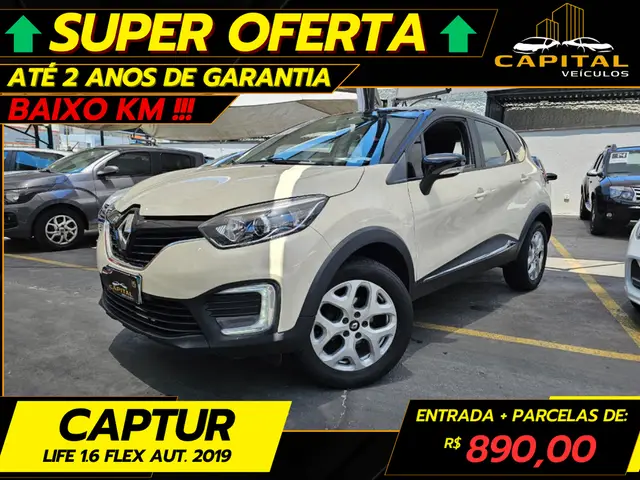 Carro Renault Captur 2019 Life 1.6 16v SCe CVT (Flex)