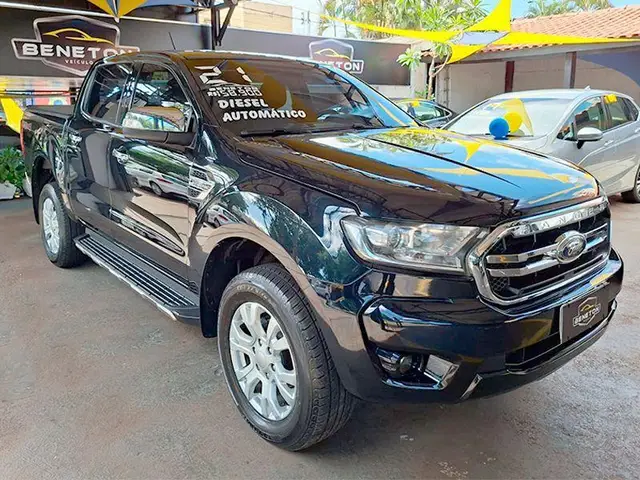 Carro Ford Ranger Cabine Dupla 2021 XLT 3.2 Turbodiesel 20V 4x4 (Aut)