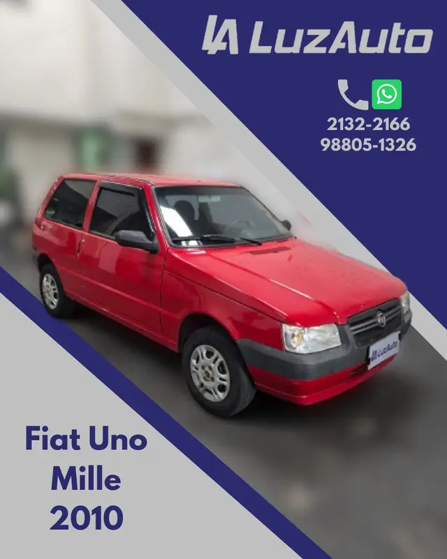Carro Fiat Uno 2011 Vivace 1.0 8V (Flex) 4p