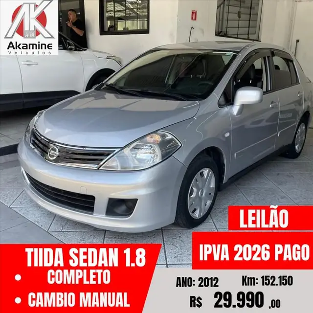 Carro Nissan Tiida Sedan 2012 1.8 16V (Flex)