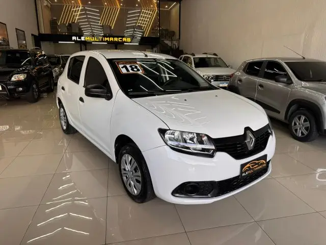 Carro Renault Sandero 2018 Authentique 1.0 12V SCe (Flex)