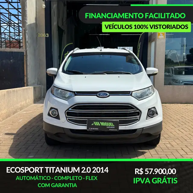 Carro Ford EcoSport 2014 Ecosport Titanium 2.0 16V Powershift (Flex)