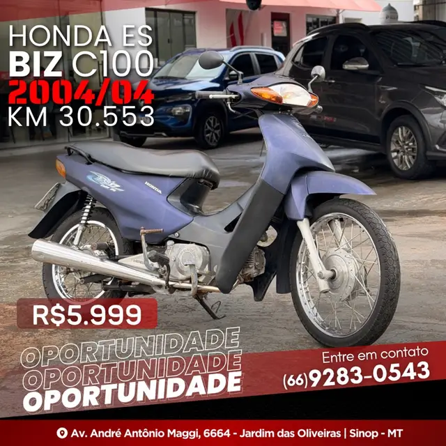 Moto Honda BIZ 100 2004 C 100 BIZ ES