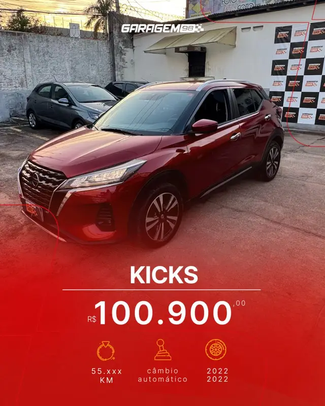 Carro Nissan Kicks 2022 Exclusive 1.6