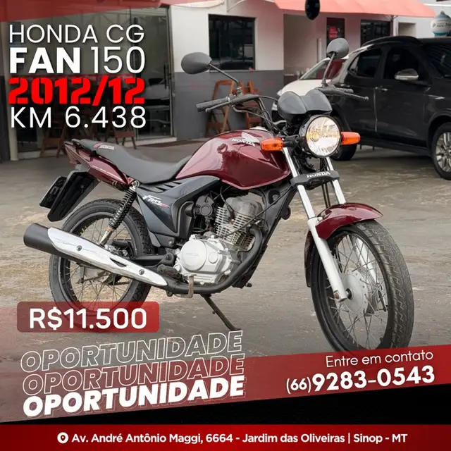 Moto Honda CG 150 2012 FAN ESi