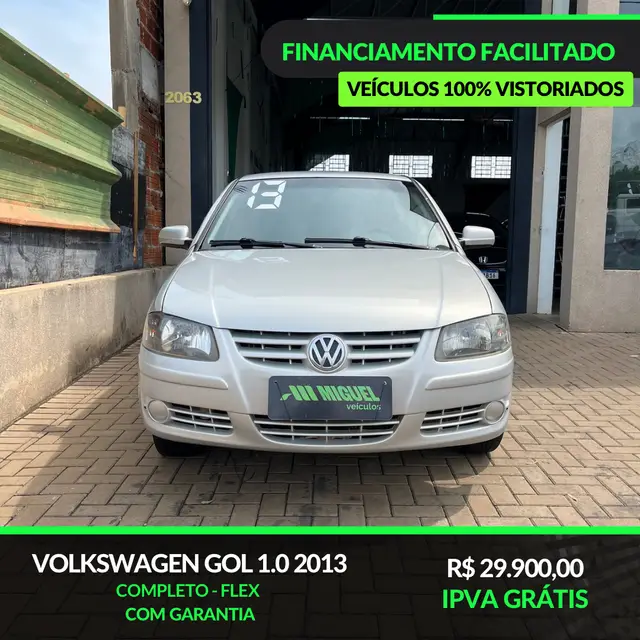 Carro Volkswagen Gol 2013 1.6 VHT City (Flex) 4p