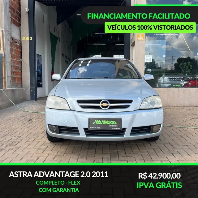 Carro Chevrolet Astra Hatch 2011 Advantage 2.0 (Flex)