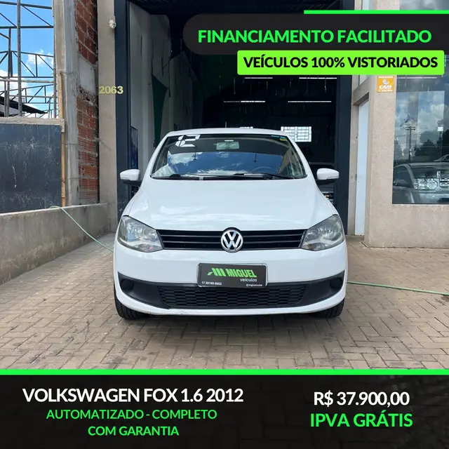 Carro Volkswagen Fox 2016 1.6 16v MSI Highline I-Motion (Flex)