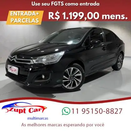 Carro Citroën C4 Lounge 2017 Tendance 1.6 THP (Flex) (Aut)