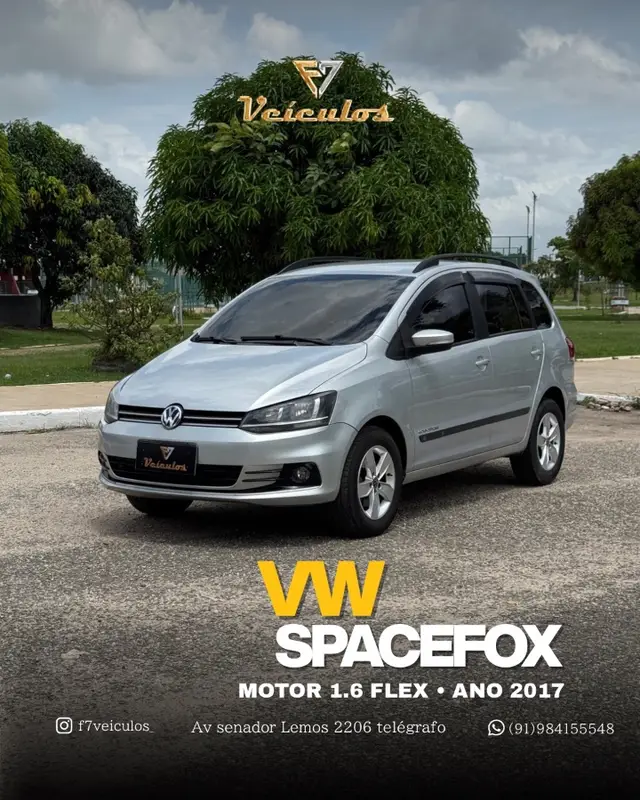 Carro Volkswagen SpaceFox 2017 1.6 MSI Comfortline (Flex)