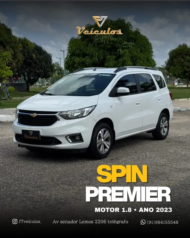 Carro Chevrolet Spin 2023 Premier 1.8 (Aut.)