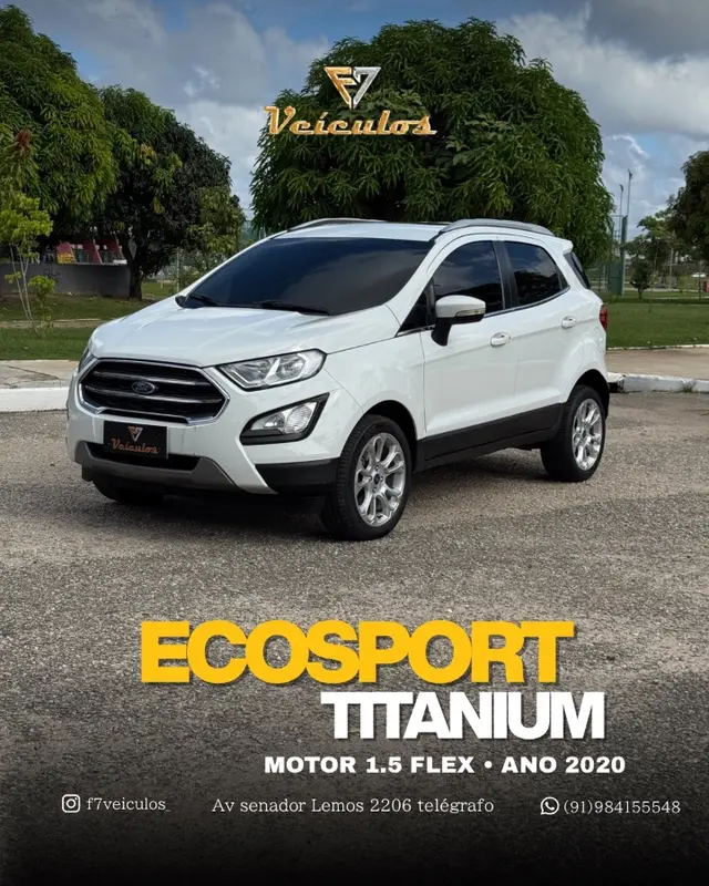 Carro Ford EcoSport 2020 Titanium 1.5 (Aut) (Flex)