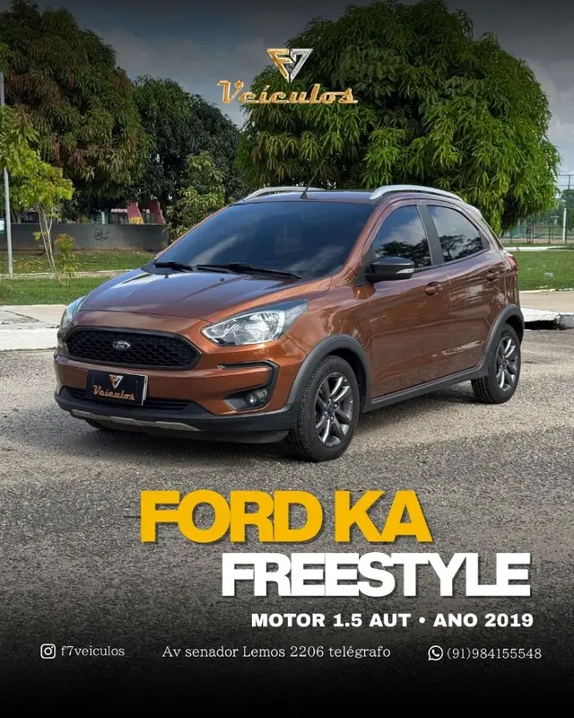 Carro Ford Ka 2019 1.5 Freestyle (Aut) (Flex)