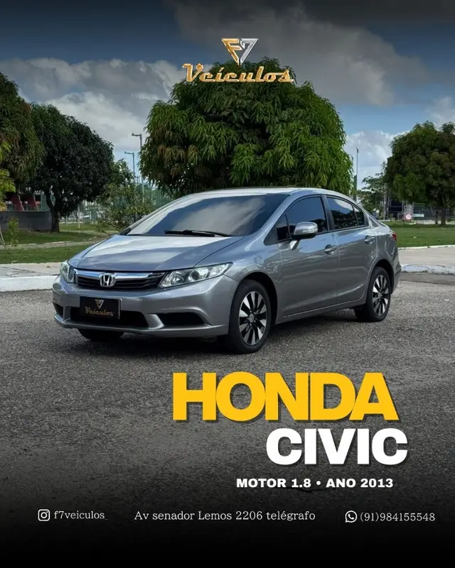 Carro Honda Civic 2013 New  LXL SE 1.8 i-VTEC (Aut) (Flex)