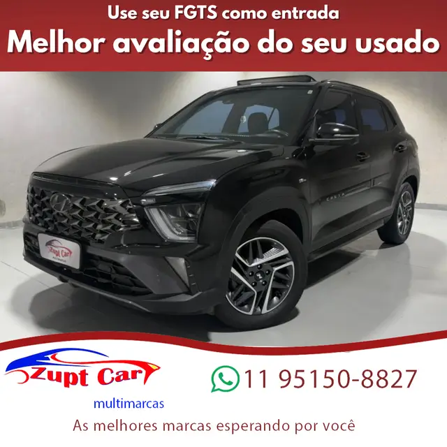 Carro Hyundai Creta 2023 N Line 1.0 Turbo (Aut) (Flex)
