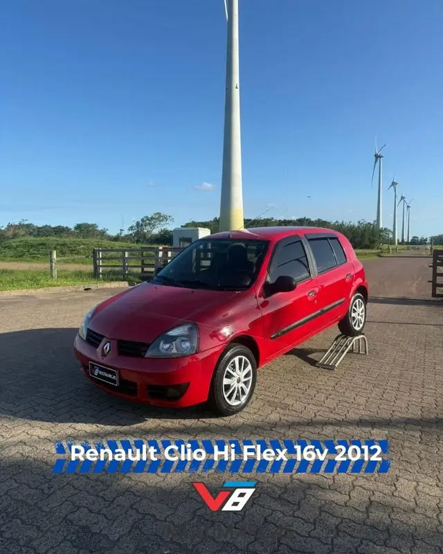 Carro Renault Clio 2012 1.0 16V (flex) 4p