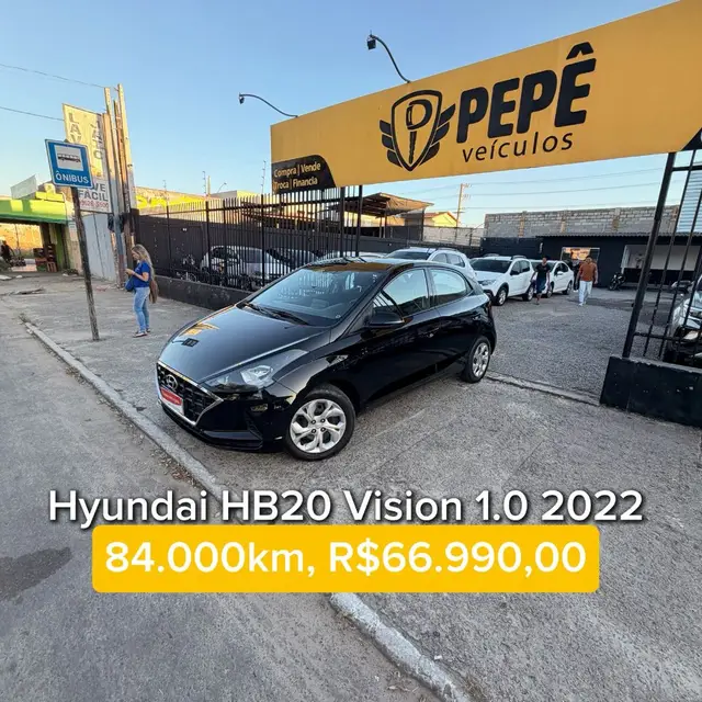 Carro Hyundai HB20 2022 Vision 1.0