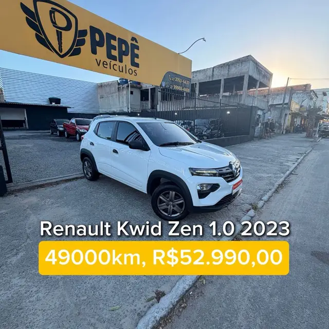 Carro Renault Kwid 2023 Zen 1.0 12v SCe (Flex)