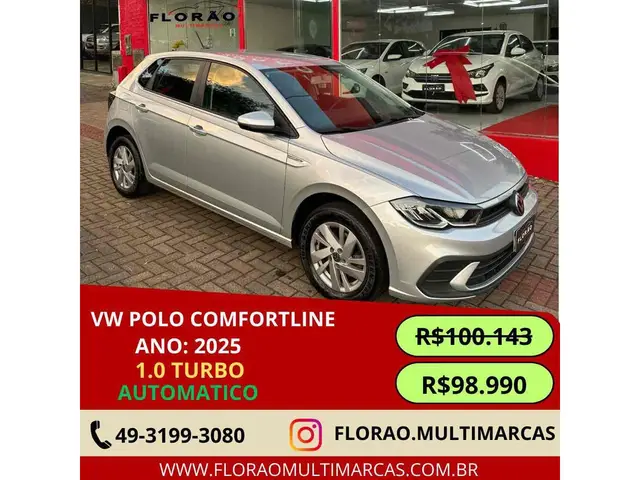 Carro Volkswagen Polo 2025 Track 1.0 Flex 12V 5p
