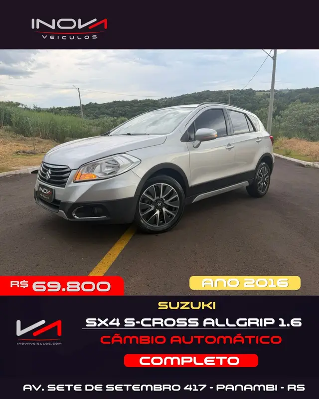 Carro Suzuki S-Cross 2016 1.6 GLS 4WD CVT