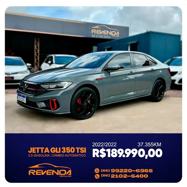 Carro Volkswagen Jetta 2022 2.0 GLI 350 TSI (Aut)