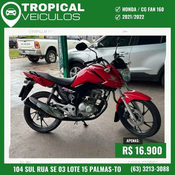 Moto Honda CG 160 2022 Cargo