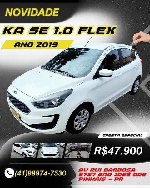Carro Ford Ka 2019 1.0 S (Flex)
