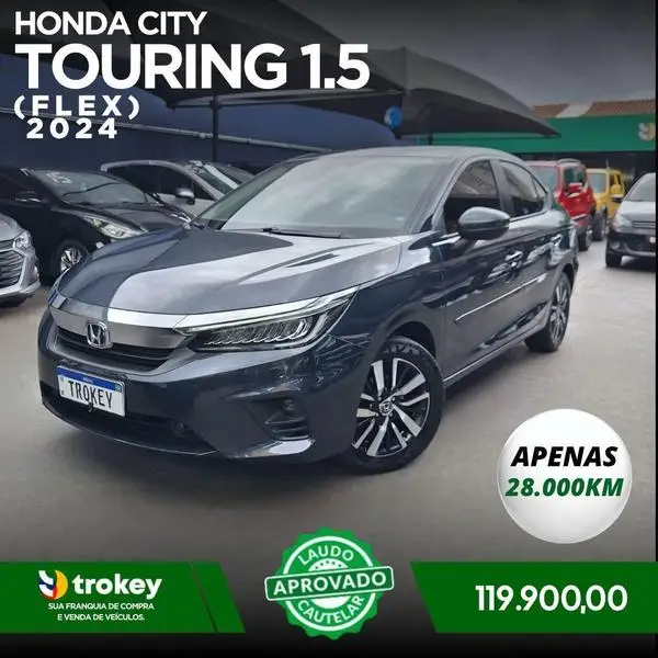 Carro Honda City 2024 Touring 1.5 (Aut.)