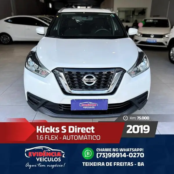 Carro Nissan Kicks 2019 1.6 S Direct CVT (Flex)