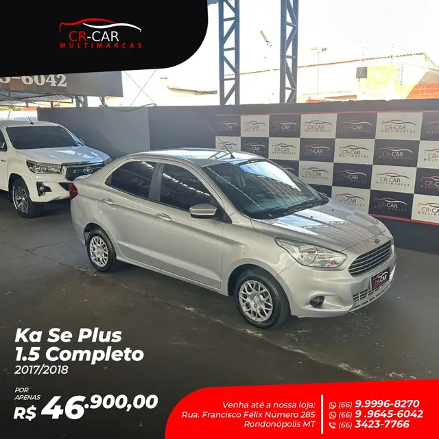 Carro Ford Ka Sedan 2018 SE Plus 1.5 16v (Flex)