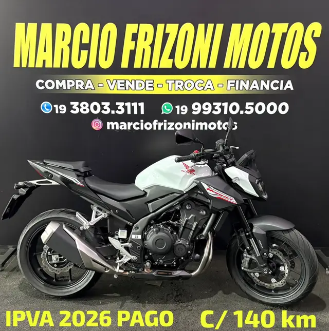 Moto Honda Hornet 2026 500