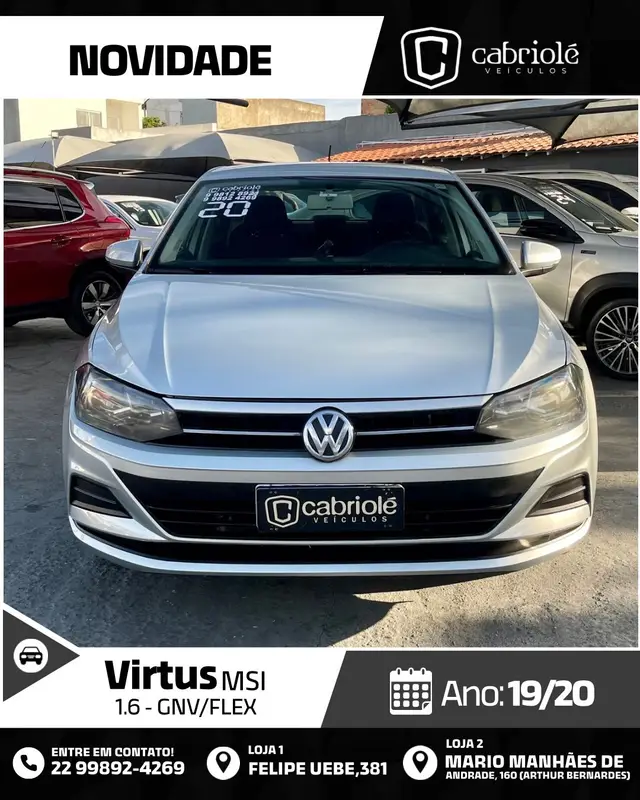 Carro Volkswagen Virtus 2020 1.6 MSI 16V (Flex)