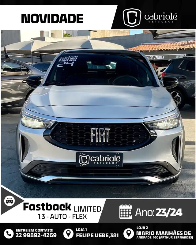 Carro Fiat Fastback 2024 Limited Edition Powered by Abarth