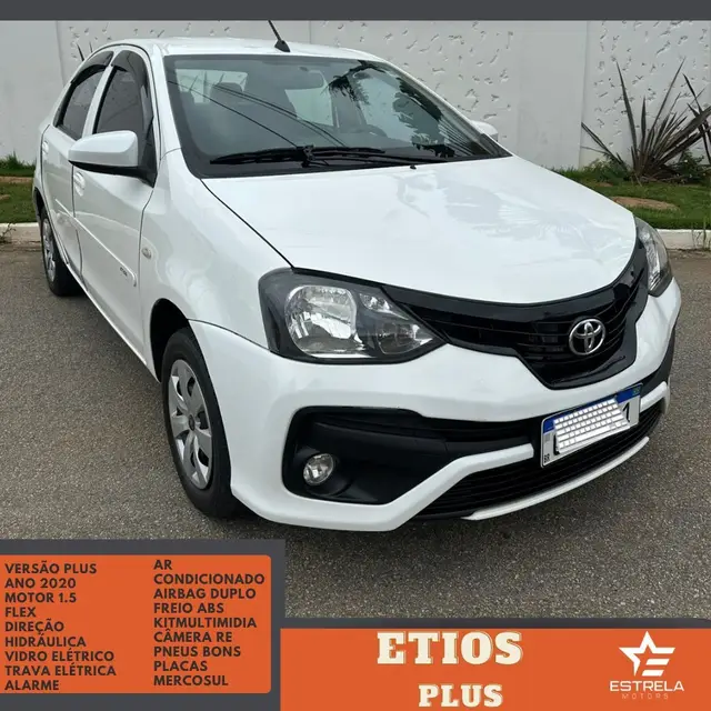 Carro Toyota Etios Sedan 2020 X Plus 1.5 (Aut) (Flex)