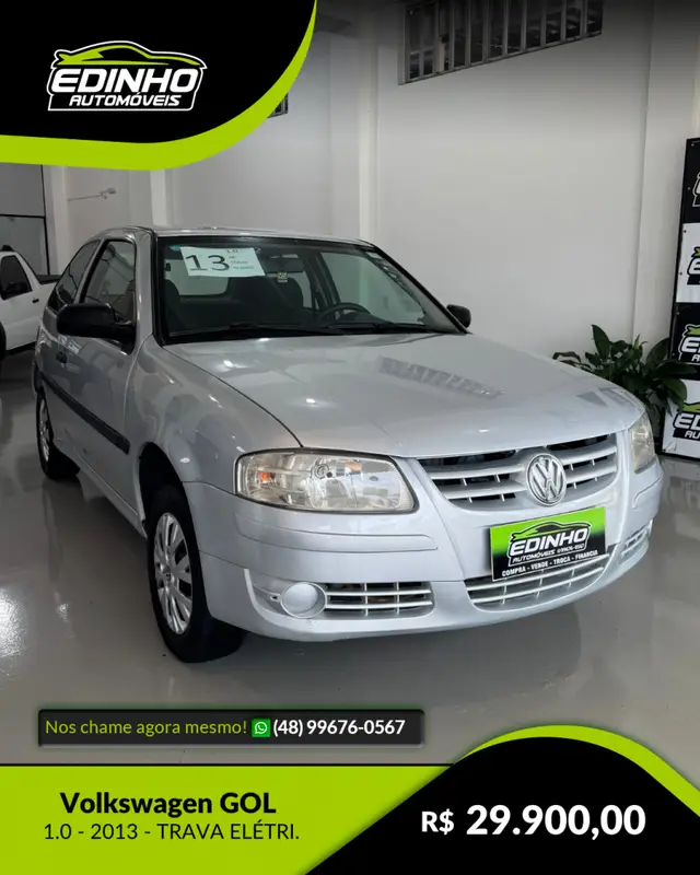 Carro Volkswagen Gol 2013 Novo  1.0 TEC (Flex) 2p