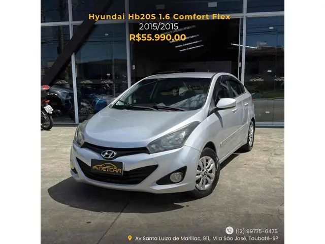 Carro Hyundai HB20S 2015 1.6 Comfort Style (Flex)