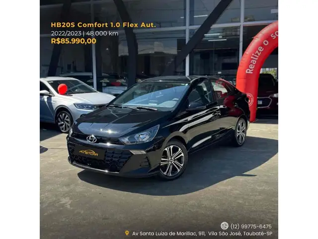 Carro Hyundai HB20S 2023 Copa do Mundo 1.0 Turbo AT (Flex)