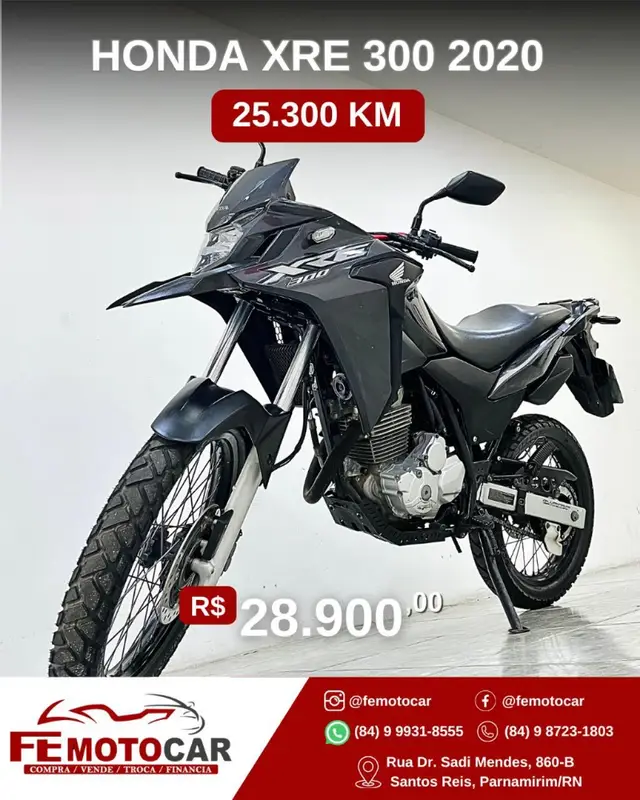 Moto Honda XRE 300 2020 (ABS) (Flex)