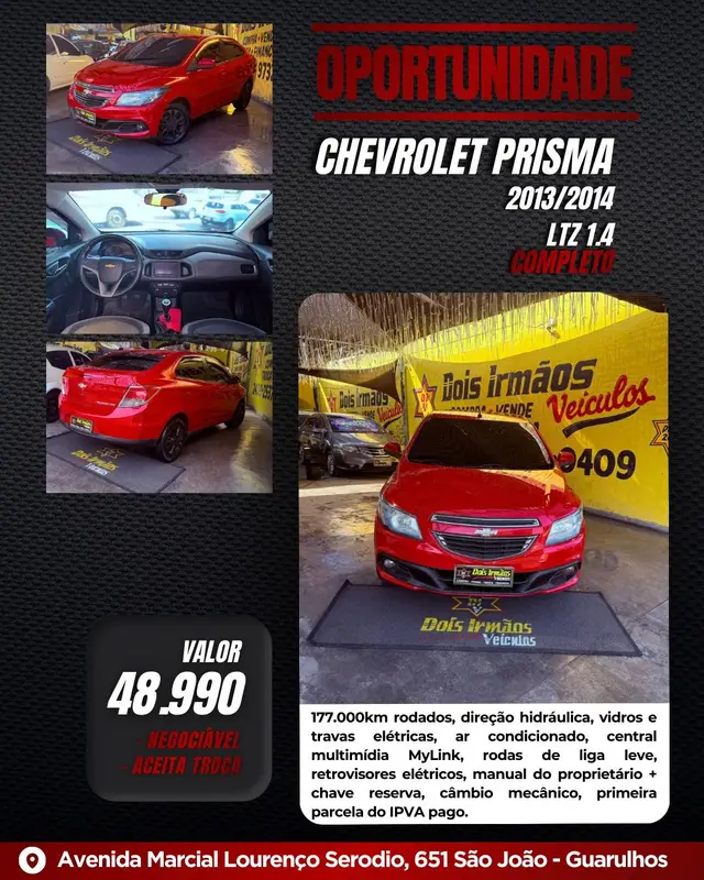 Carro Chevrolet Prisma 2014 1.4 LTZ SPE/4