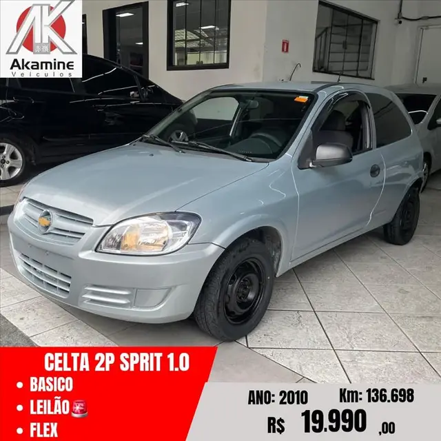 Carro Chevrolet Celta 2010 Spirit 1.0 VHCE (Flex) 2p