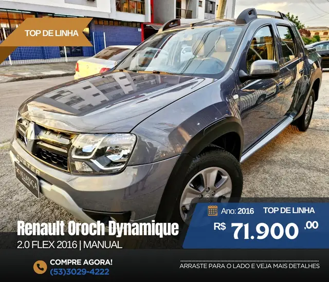 Carro Renault Duster Oroch 2016 2.0 16V Dynamique (Flex)