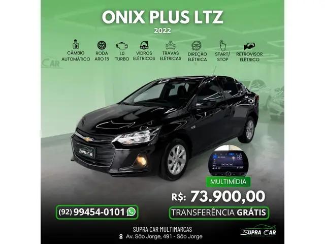Carro Chevrolet Onix 2022 LTZ 1.0 Turbo (Flex) (Aut)
