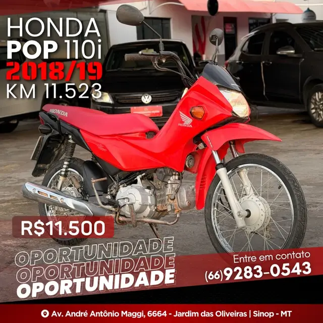 Moto Honda Pop 110i 2019 110i