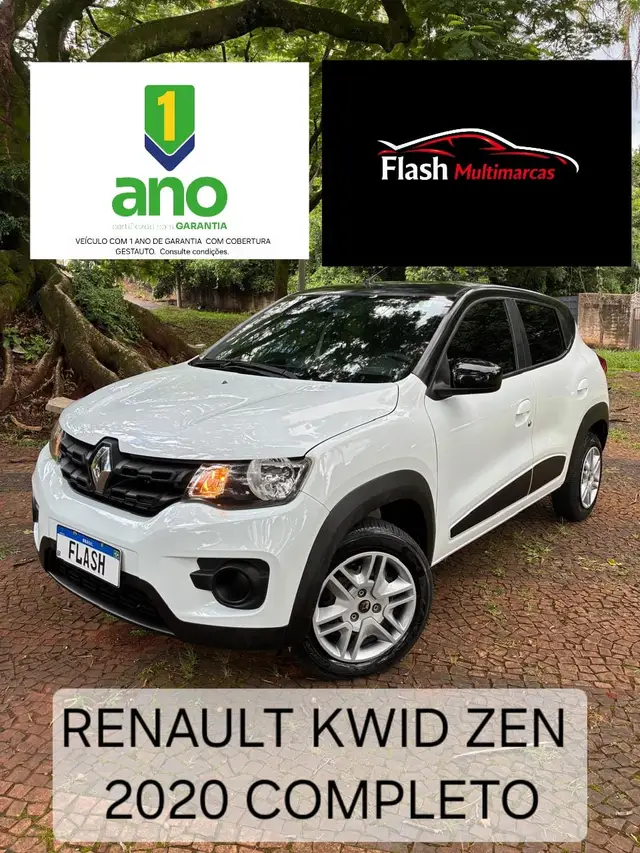 Carro Renault Kwid 2020 Zen 1.0 12v SCe (Flex)
