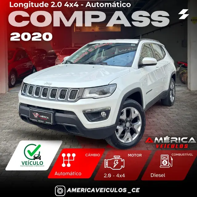 Carro Jeep Compass 2020 2.0 TDI Longitude 4WD (Aut)