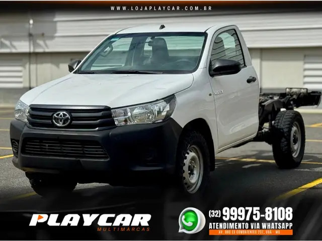 Carro Toyota Hilux Cabine Simples 2020 Hilux 2.8 TDI Chassi CS 4x4