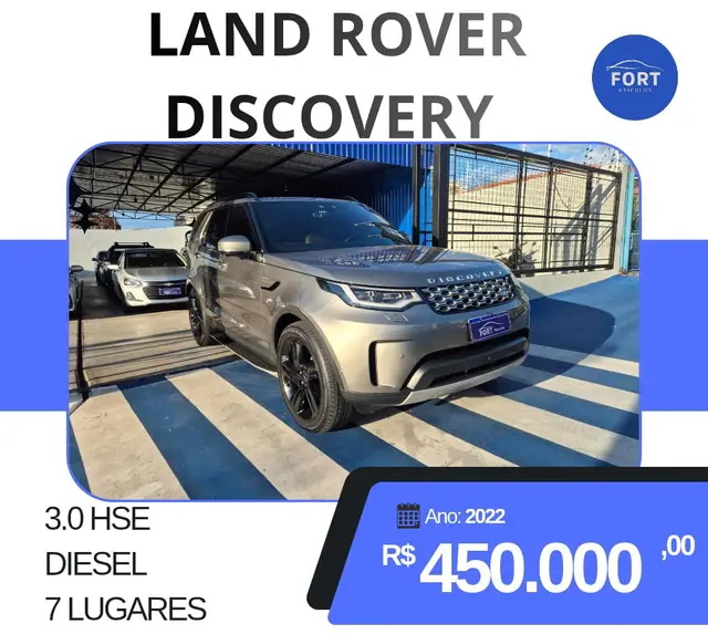 Carro Land Rover Discovery 2022 SE 3.0 I6 Diesel Aut.